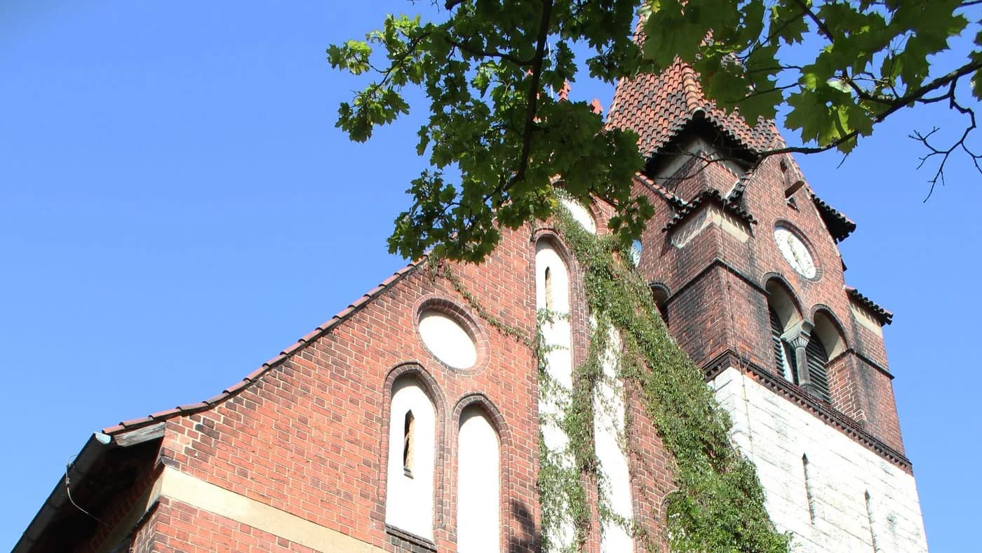Die Oberlinkirche auf dem Oberlinhaus-Campus