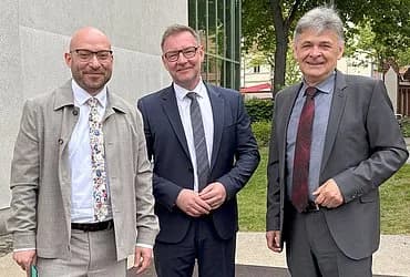 Sozialminister René Wilke zu Besuch im Oberlinhaus