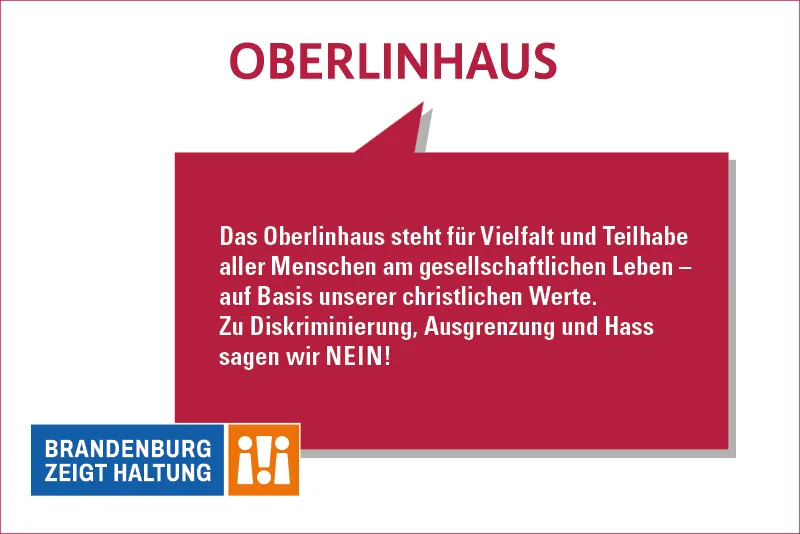 Illustration zum Engagement des Oberlinhaus für Demokratie und Teilhabe